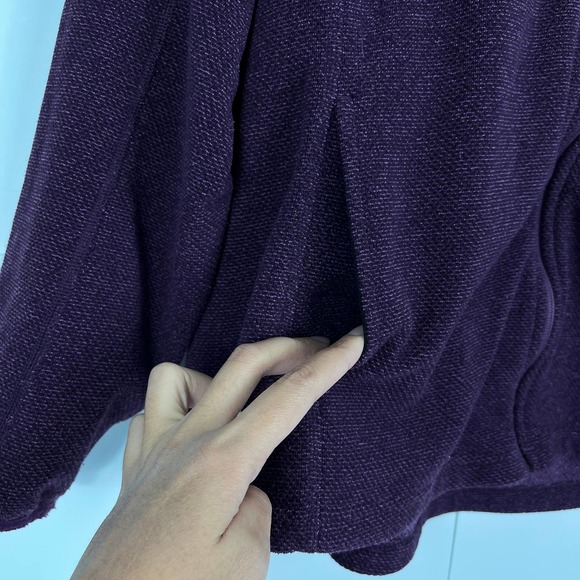 Duluth Men XXL Checkpoint Violet Full Zip Mock Jacket Softshell Fleece Pockets - Picture 4 of 13